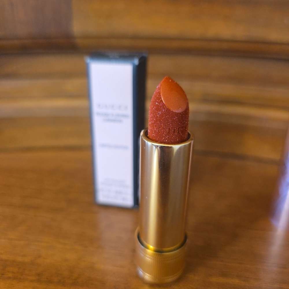 Gucci Rouge A Levres Lunaison Limited Edition, Color 505 Janet Rust Lipstick-NIB - Picture 4 of 6
